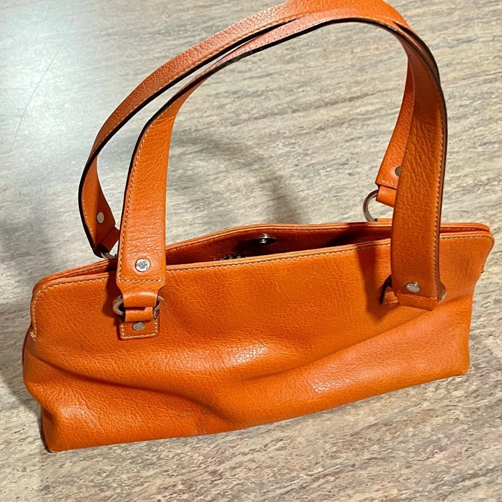 kate spade Orange Leather Satchel